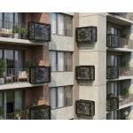 AC Cover 12000 BTU | Outdoor Metal Air Conditioner Enclosure | CNC Laser Cut Dxf & Pdf | Modern Pattern | Digital Download - Image 2