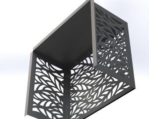 AC Cover 12000 BTU | Outdoor Metal Air Conditioner Enclosure | CNC Laser Cut Dxf & Pdf | Modern Pattern | Digital Download - Image 6