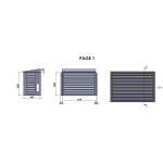 AC Cover 9000 BTU | Outdoor Metal Air Conditioner Enclosure | Cnc Laser Cut DXF  Pdf | Sloped Roof Design | Digital Download - Image 14