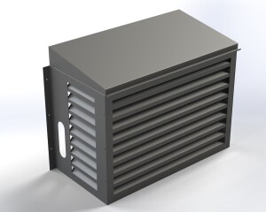 AC Cover 9000 BTU | Outdoor Metal Air Conditioner Enclosure | Cnc Laser Cut DXF  Pdf | Sloped Roof Design | Digital Download - Image 13