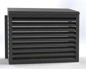AC Cover 9000 BTU | Outdoor Metal Air Conditioner Enclosure | Cnc Laser Cut DXF  Pdf | Sloped Roof Design | Digital Download - Image 7