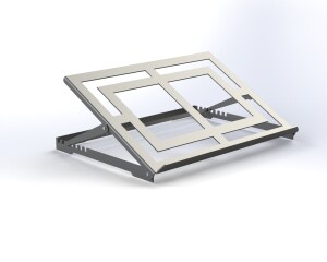 Adjustable Laptop Stand  | Heavy Duty Metal Tablet Riser 10-19" | CNC DXF files for plasma cutting | Digital Download - Image 7