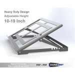Adjustable Laptop Stand  | Heavy Duty Metal Tablet Riser 10-19" | CNC DXF files for plasma cutting | Digital Download