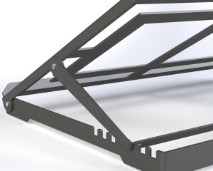Adjustable Laptop Stand  | Heavy Duty Metal Tablet Riser 10-19" | CNC DXF files for plasma cutting | Digital Download - Image 8