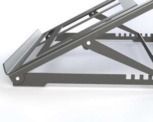 Adjustable Laptop Stand  | Heavy Duty Metal Tablet Riser 10-19" | CNC DXF files for plasma cutting | Digital Download - Image 9