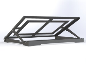 Adjustable Laptop Stand  | Heavy Duty Metal Tablet Riser 10-19" | CNC DXF files for plasma cutting | Digital Download - Image 10