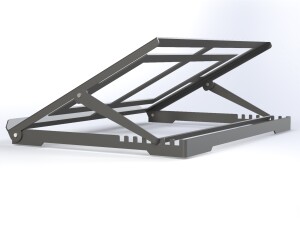 Adjustable Laptop Stand  | Heavy Duty Metal Tablet Riser 10-19" | CNC DXF files for plasma cutting | Digital Download - Image 11
