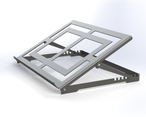 Adjustable Laptop Stand  | Heavy Duty Metal Tablet Riser 10-19" | CNC DXF files for plasma cutting | Digital Download - Image 4