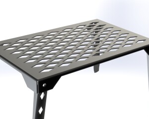 Campfire Grill | Portable Folding BBQ Fire pit | CNC DXF files for plasma cutting | Digital Download - Image 2
