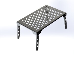 Campfire Grill | Portable Folding BBQ Fire pit | CNC DXF files for plasma cutting | Digital Download - Image 3
