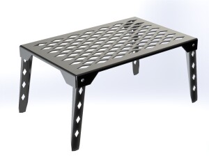Campfire Grill | Portable Folding BBQ Fire pit | CNC DXF files for plasma cutting | Digital Download - Image 4