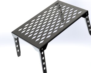 Campfire Grill | Portable Folding BBQ Fire pit | CNC DXF files for plasma cutting | Digital Download - Image 8