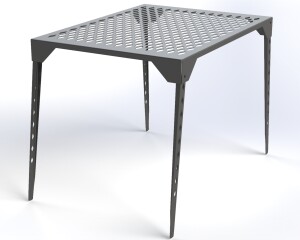 Collapsible Camping Table CNC DXF files for plasma cutting Foldable Metal for Outdoor,  Picnic | Digital Download - Image 15