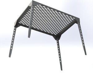 Collapsible Camping Table CNC DXF files for plasma cutting Foldable Metal for Outdoor,  Picnic | Digital Download - Image 12