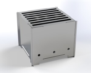 Collapsible Portable Camping Fire Pit & BBQ Grill Cnc DXF files for plasma cutting | Digital Download - Image 5