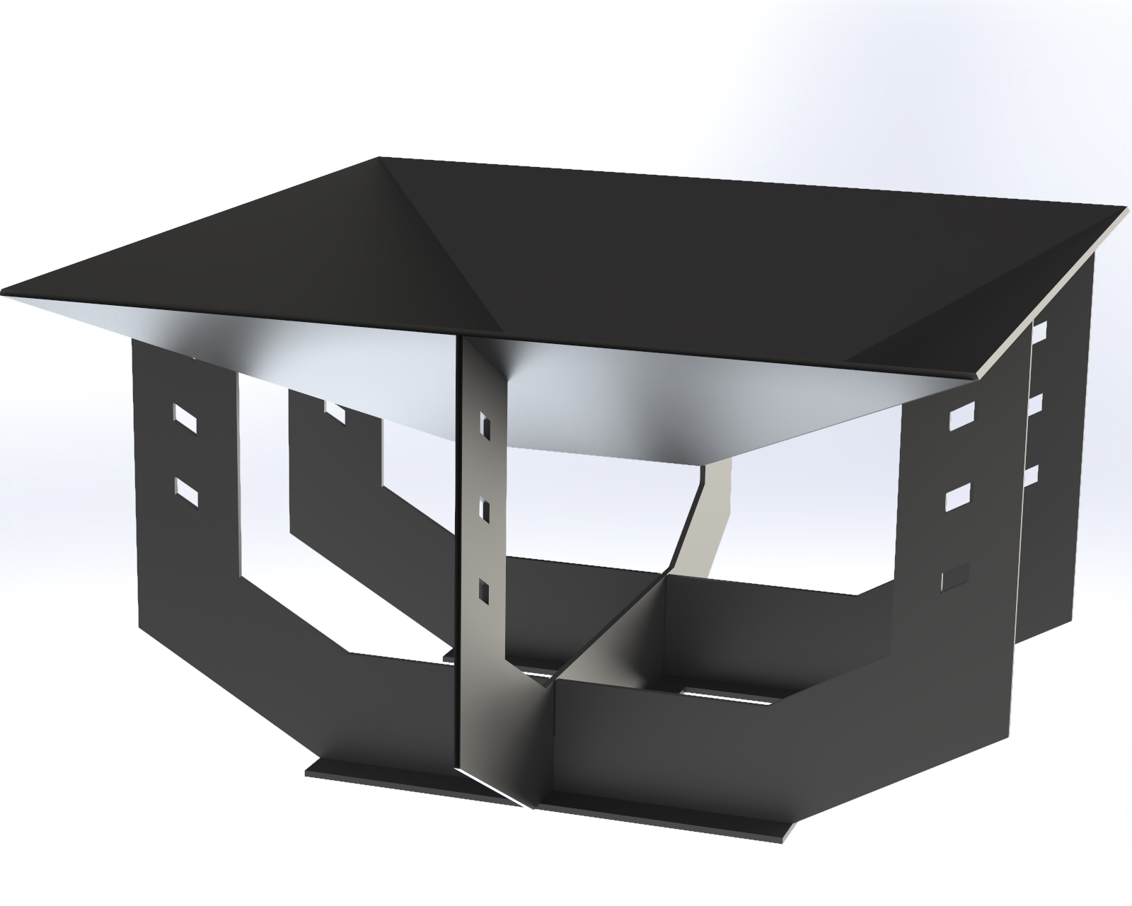 Fire Pit | Modern Metal Outdoor Heater | CNC DXF files for plasma ...