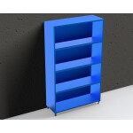 Metal Storage Cabinet 40x110x180 cm | 4 Shelf Industrial Design | CNC DXF files for plasma cutting | Digital Download