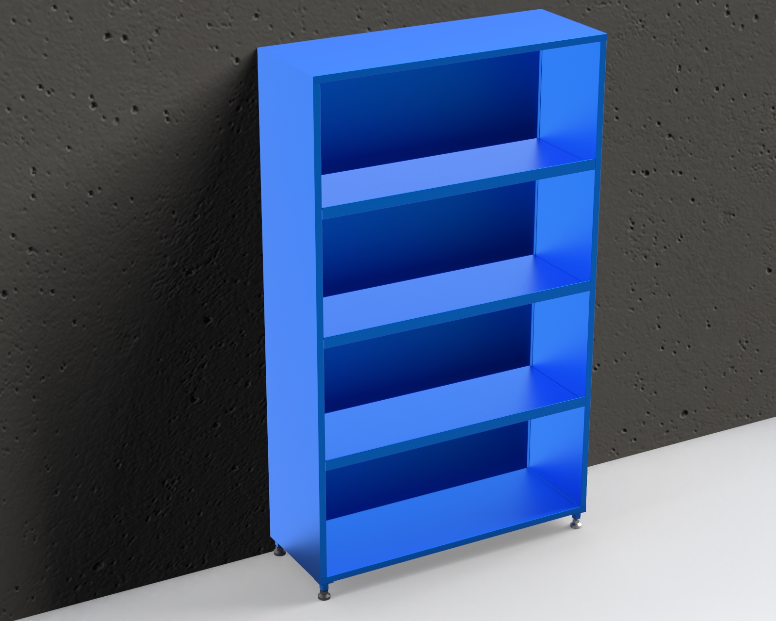 Metal Storage Cabinet 40x110x180 cm 4 Shelf Industrial Design (6) Metal Storage Cabinet 40x110x180 cm | 4 Shelf Industrial Design | CNC DXF files for plasma cutting | Digital Download - Image 1