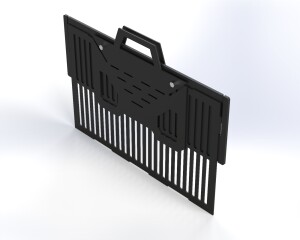 Portable Foldable Bbq Grill  Easy Assembly Slot Design, Screw Support, CNC DXF files for plasma cutting Digital download - Image 5