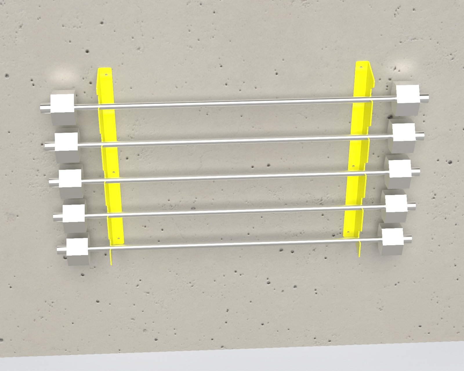Wall Rack Dxf File Wall Mounted Barbell Rack | Home Gym Bar Holder | CNC DXF files for ...