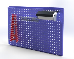 4 in 1 Metal Pegboard Organizer DXF | Workshop Tool Wall | Cnc DXF files for plasma cutting |Digital Download - Image 3