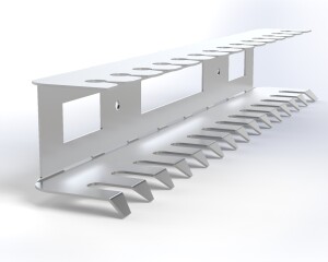 4 in 1 Metal Pegboard Organizer DXF | Workshop Tool Wall | Cnc DXF files for plasma cutting |Digital Download - Image 7