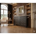 Modern Radiator Cover Panel DXF | Metal Radiator Cabinet Design | Cnc Laser Cut DXF Pdf | Sloped Roof Design | Digital Download - Image 4
