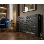 Modern Radiator Cover Panel DXF | Metal Radiator Cabinet Design | Cnc Laser Cut DXF Pdf | Sloped Roof Design | Digital Download - Image 5