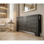 Modern Radiator Cover Panel DXF | Metal Radiator Cabinet Design | Cnc Laser Cut DXF Pdf | Sloped Roof Design | Digital Download - Image 2