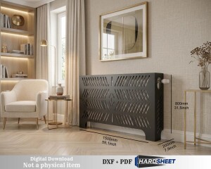 Radiator Cover Panel DXF