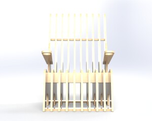 Modern Interlocking Plywood Lounge Chair DXF, 18mm CNC Router Files, Flat Pack Furniture Plan, Digital Download, DIY Seating - Image 12