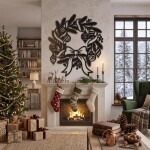 Christmas Wreath Wall Art DXF SVG Cut File Ornament Decor - Image 2