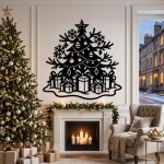 Christmas Tree Presents DXF SVG Holiday Laser Cut Decor - Image 7