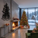 Christmas Tree Presents DXF SVG Holiday Laser Cut Decor - Image 2