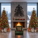 Christmas Tree Presents DXF SVG Holiday Laser Cut Decor - Image 5